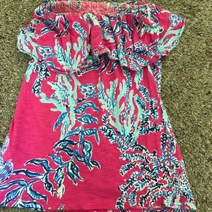 EUC Lilly Pulitzer tube top
